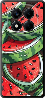TPU чехол Арбуз для Xiaomi Redmi Note 14 Pro 4G - 6315b-3808 изображение 