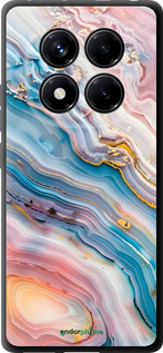 TPU чехол Мрамор красивый для Xiaomi Redmi Note 14 Pro 4G - 6376b-3808 изображение 