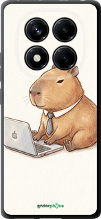 TPU чехол Funny Capybara CEO Working для Xiaomi Redmi Note 14 Pro 4G - 6777b-3808 изображение 