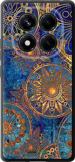 TPU чехол Золотой узор для Xiaomi Redmi Note 14 Pro 4G - 678b-3808 изображение 