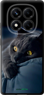 TPU чехол 'Дымчатый кот' для Xiaomi Redmi Note 14 Pro 4G изображение 2