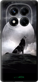 TPU чехол Воющий волк для Xiaomi Redmi Note 14 Pro 4G - 934b-3808 изображение 