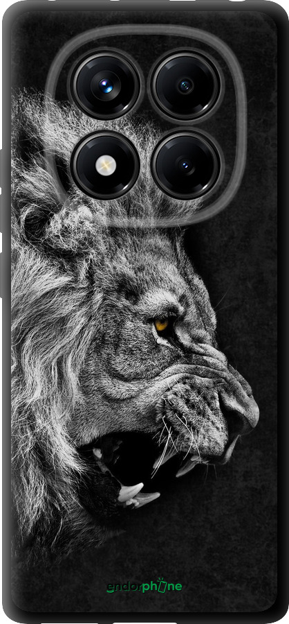 TPU чехол Лев для Xiaomi Redmi Note 14 Pro 4G - 1080b-3808 изображение 