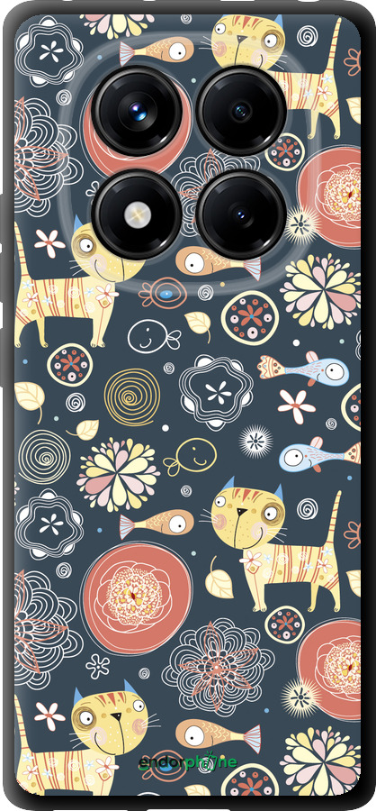 TPU чехол Котята v4 для Xiaomi Redmi Note 14 Pro 4G - 1224b-3808 изображение 