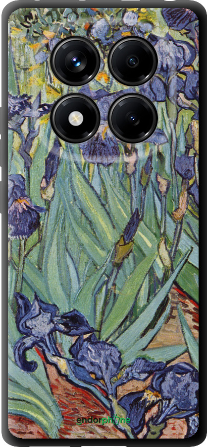 TPU чехол Винсент Ван Гог. Ирисы для Xiaomi Redmi Note 14 Pro 4G - 161b-3808 изображение 