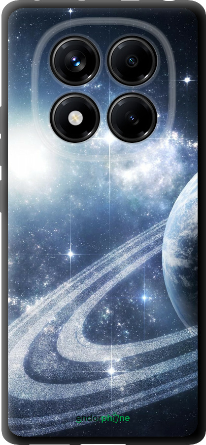 TPU чехол Кольца Сатурна для Xiaomi Redmi Note 14 Pro 4G - 173b-3808 изображение 