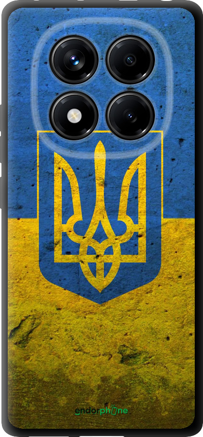 TPU чехол Флаг и герб Украины 2 для Xiaomi Redmi Note 14 Pro 4G - 378b-3808 изображение 