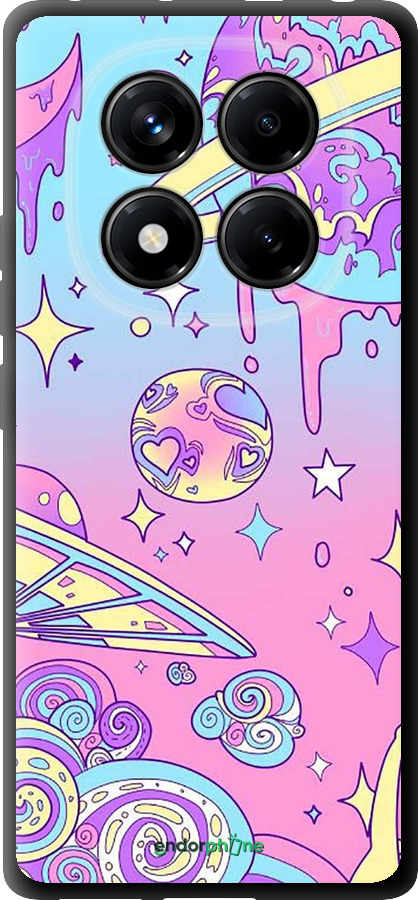 TPU чехол Розовая галактика для Xiaomi Redmi Note 14 Pro 4G - 4146b-3808 изображение 