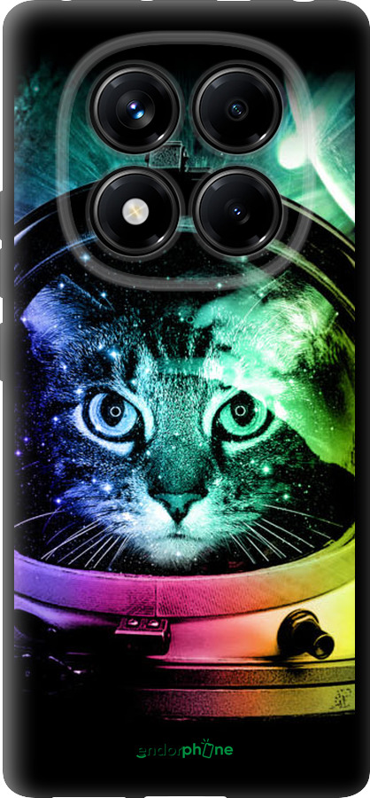 TPU чехол Кот-астронавт для Xiaomi Redmi Note 14 Pro 4G - 4154b-3808 изображение 