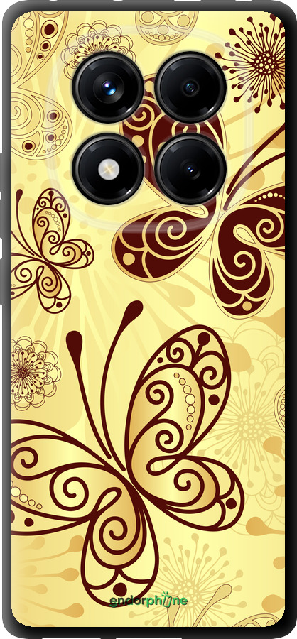 TPU чехол Красивые бабочки для Xiaomi Redmi Note 14 Pro 4G - 4170b-3808 изображение 