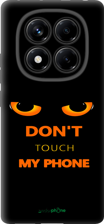 TPU чехол Don't touch the phone для Xiaomi Redmi Note 14 Pro 4G - 4261b-3808 изображение 