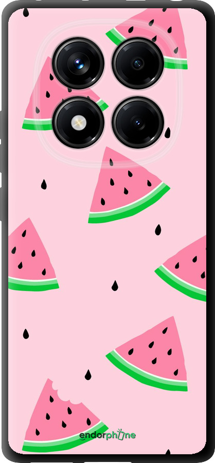 TPU чехол Розовый арбуз для Xiaomi Redmi Note 14 Pro 4G - 4314b-3808 изображение 