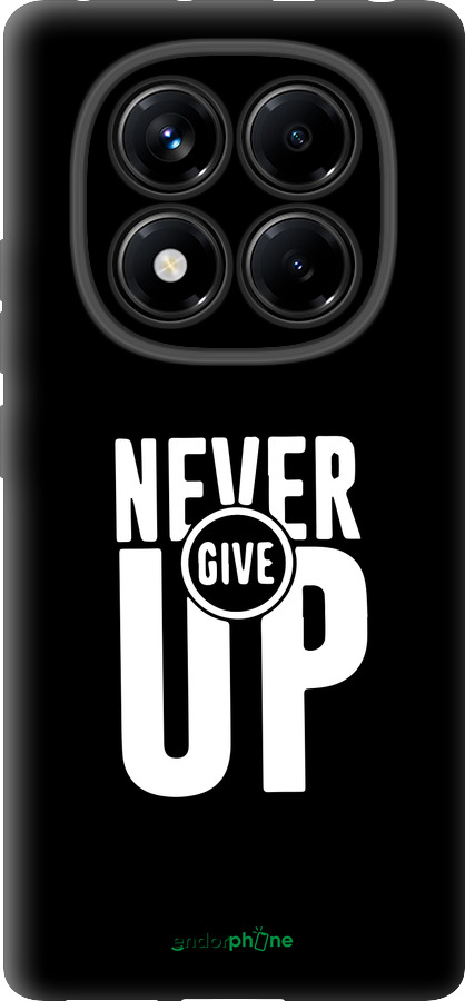 TPU чехол Никогда не сдавайся для Xiaomi Redmi Note 14 Pro 4G - 4572b-3808 изображение 