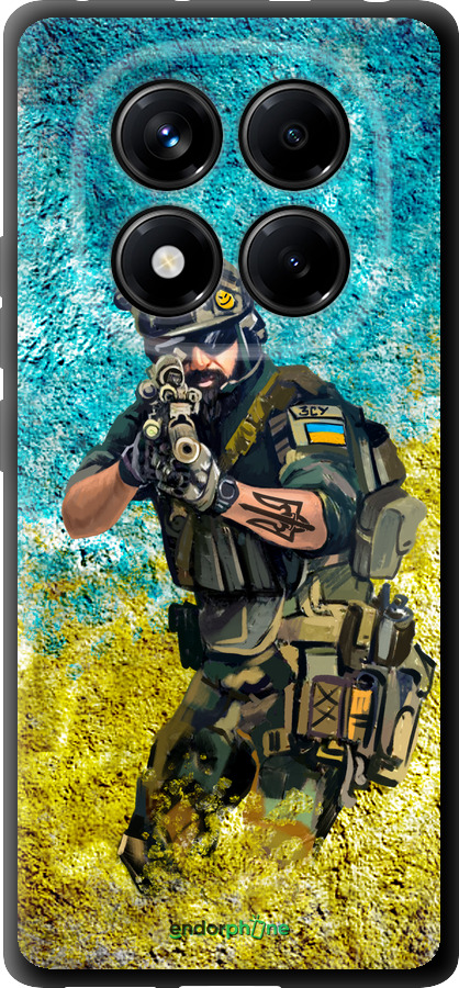 TPU чехол Воин ЗСУ для Xiaomi Redmi Note 14 Pro 4G - 5311b-3808 изображение 