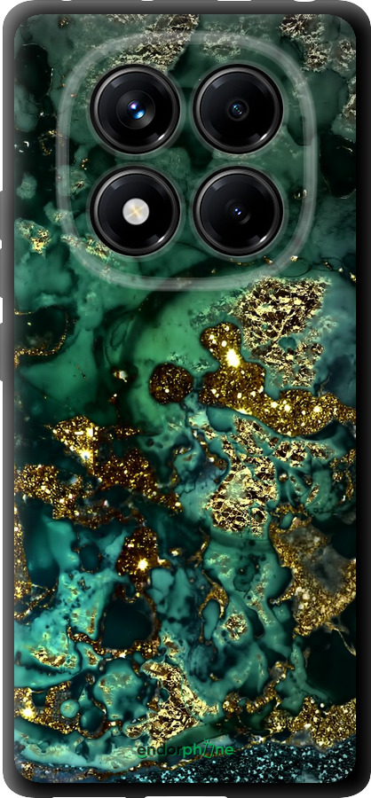 TPU чехол Мрамор золото богатство для Xiaomi Redmi Note 14 Pro 4G - 5419b-3808 изображение 