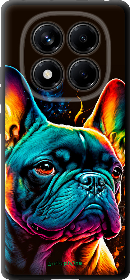TPU чехол Яркий бульдог для Xiaomi Redmi Note 14 Pro 4G - 5547b-3808 изображение 