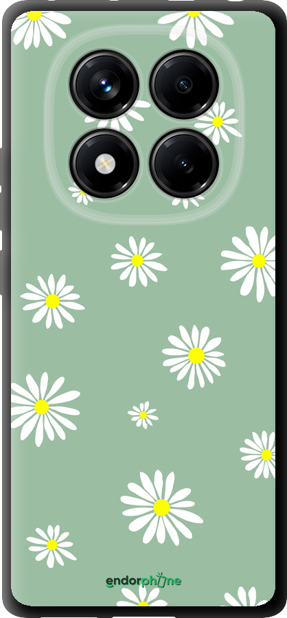 TPU чехол Ромашки v4 для Xiaomi Redmi Note 14 Pro 4G - 5603b-3808 изображение 