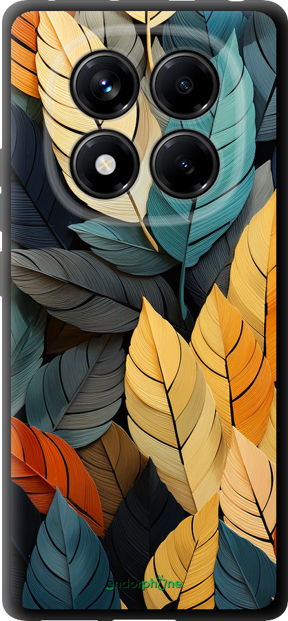 TPU чехол Кольорове листя для Xiaomi Redmi Note 14 Pro 4G - 5644b-3808 изображение 