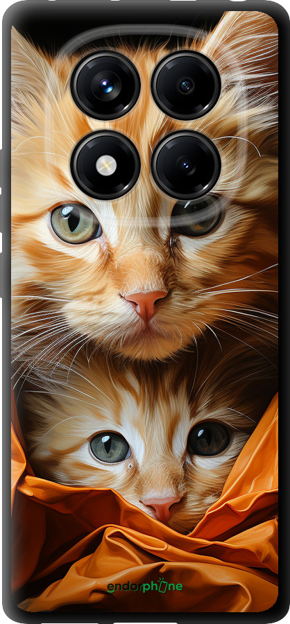 TPU чехол Котики 2 для Xiaomi Redmi Note 14 Pro 4G - 5664b-3808 изображение 