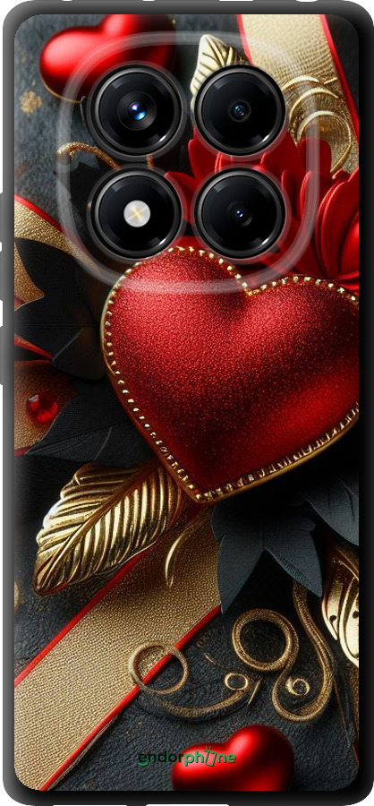 TPU чехол Сердечки v2 для Xiaomi Redmi Note 14 Pro 4G - 5832b-3808 изображение 