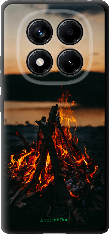 TPU чехол Огонь для Xiaomi Redmi Note 14 Pro 4G - 6021b-3808 изображение 