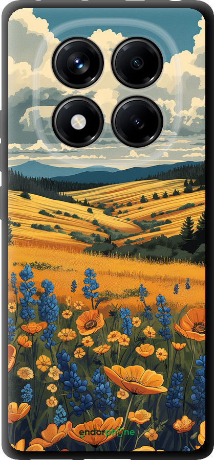 TPU чехол Украинское поле для Xiaomi Redmi Note 14 Pro 4G - 6082b-3808 изображение 