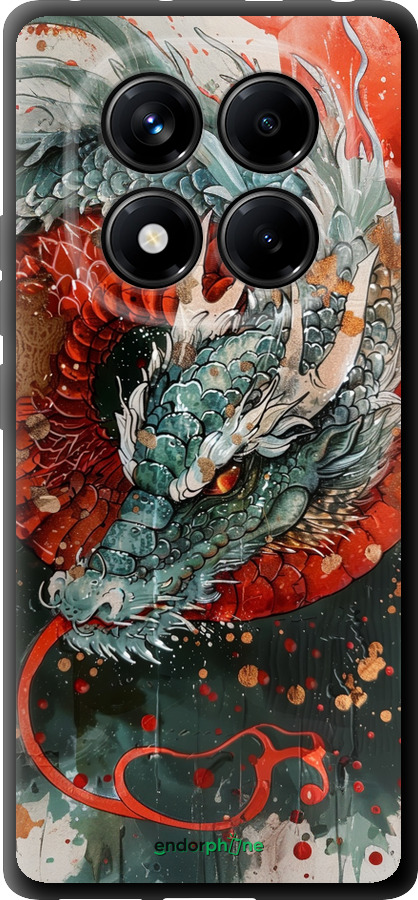 TPU чехол Стихия огня для Xiaomi Redmi Note 14 Pro 4G - 6101b-3808 изображение 