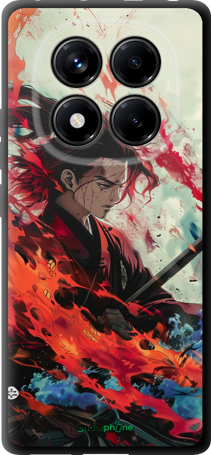 TPU чехол Битва стихий для Xiaomi Redmi Note 14 Pro 4G - 6110b-3808 изображение 