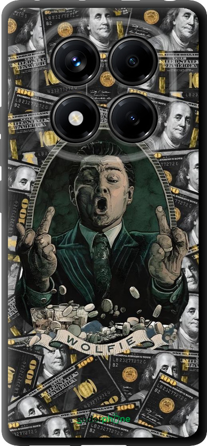 TPU чехол Волк с валл стрит для Xiaomi Redmi Note 14 Pro 4G - 6287b-3808 изображение 