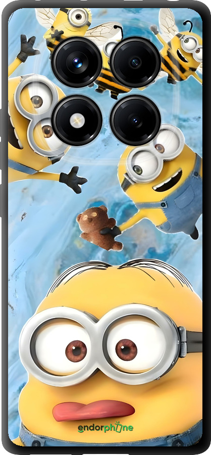 TPU чехол Миньоны для Xiaomi Redmi Note 14 Pro 4G - 6386b-3808 изображение 