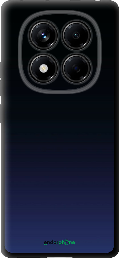 TPU чехол Градиент в тёмно - синем стиле для Xiaomi Redmi Note 14 Pro 4G - 6542b-3808 изображение 