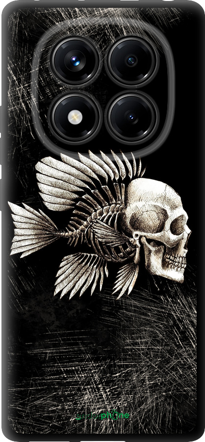 TPU чехол Рыбо-человек для Xiaomi Redmi Note 14 Pro 4G - 683b-3808 изображение 