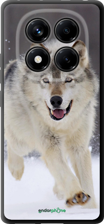 TPU чехол Бегущий волк для Xiaomi Redmi Note 14 Pro 4G - 826b-3808 изображение 