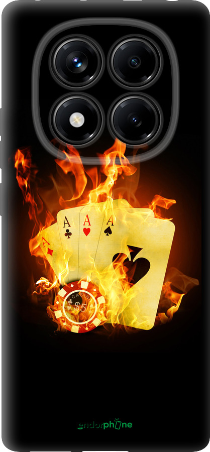 TPU чехол Горящие карты для Xiaomi Redmi Note 14 Pro 4G - 839b-3808 изображение 