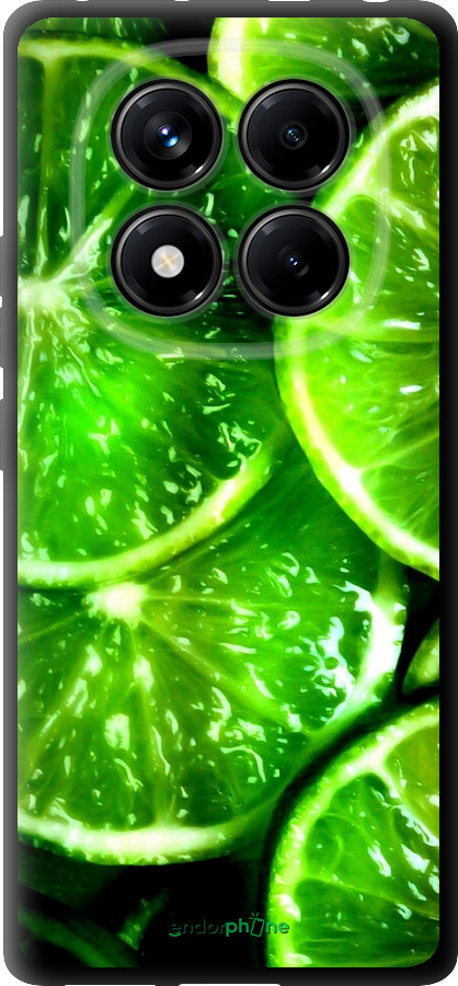 TPU чехол Зелёные дольки лимона для Xiaomi Redmi Note 14 Pro 4G - 852b-3808 изображение 