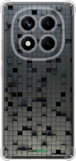 Силикон с усиленными углами чехол Кубики для Xiaomi Redmi Note 14 Pro 4G - 1061sp-3808 изображение 