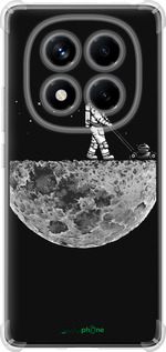 Силикон с усиленными углами чехол Moon in dark для Xiaomi Redmi Note 14 Pro 4G - 4176sp-3808 изображение 