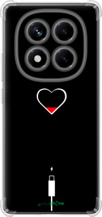 Силикон с усиленными углами чехол Подзарядка сердца для Xiaomi Redmi Note 14 Pro 4G - 4274sp-3808 изображение 