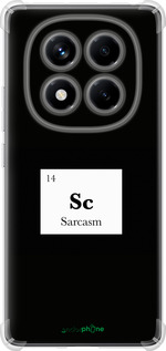 Силикон с усиленными углами чехол Сарказм для Xiaomi Redmi Note 14 Pro 4G - 4501sp-3808 изображение 