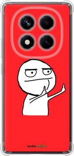 Силикон с усиленными углами чехол Мем для Xiaomi Redmi Note 14 Pro 4G - 4578sp-3808 изображение 