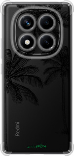Силикон с усиленными углами чехол Пальмы1 для Xiaomi Redmi Note 14 Pro 4G - 4634sp-3808 изображение 