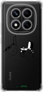Силикон с усиленными углами чехол Предложение для Xiaomi Redmi Note 14 Pro 4G - 4898sp-3808 изображение 