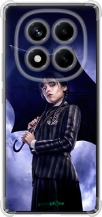 Силикон с усиленными углами чехол Wednesday v2 для Xiaomi Redmi Note 14 Pro 4G - 5516sp-3808 изображение 