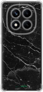 Силіконовий протиударний с посиленими кутами чехол Чорний мармур v2 для Xiaomi Redmi Note 14 Pro 4G - 5568sp-3808 изображение 