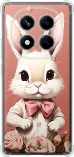 Силикон с усиленными углами чехол Зайчик для Xiaomi Redmi Note 14 Pro 4G - 5669sp-3808 изображение 