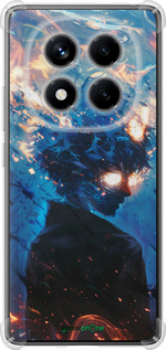 Силикон с усиленными углами чехол Сатору Годжо для Xiaomi Redmi Note 14 Pro 4G - 6129sp-3808 изображение 
