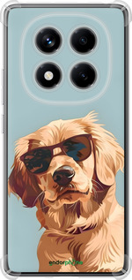Силикон с усиленными углами чехол Пес в очках для Xiaomi Redmi Note 14 Pro 4G - 6381sp-3808 изображение 