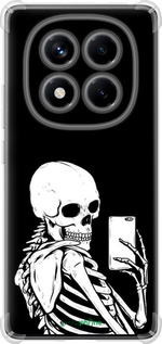 Силикон с усиленными углами чехол Скелет делает Selfie для Xiaomi Redmi Note 14 Pro 4G - 6535sp-3808 изображение 