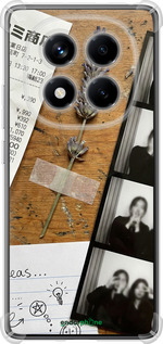 Силикон с усиленными углами чехол Aesthetic Scrapbook Collage для Xiaomi Redmi Note 14 Pro 4G - 6773sp-3808 изображение 