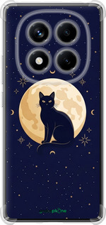 Силикон с усиленными углами чехол Cute Cat Celestial/Witchy для Xiaomi Redmi Note 14 Pro 4G - 6787sp-3808 изображение 